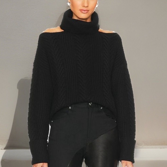 PAIGE - Wool-Blend Lorilee Rollneck Sweater - Size S - Picture 1 of 6
